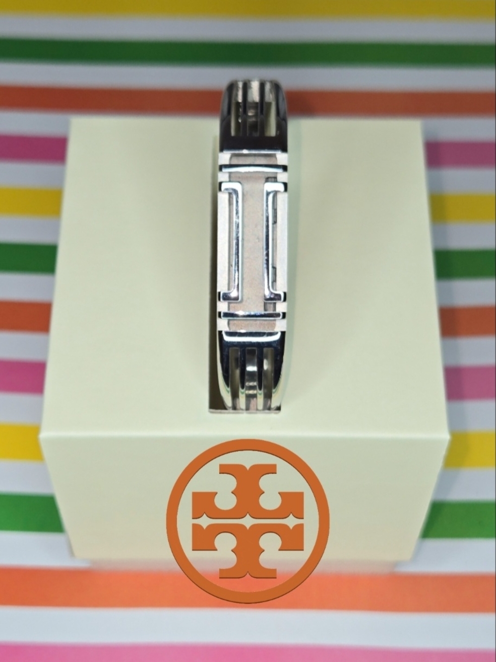 Tory Burch Fitbit Flex 2 Silver Bracelet